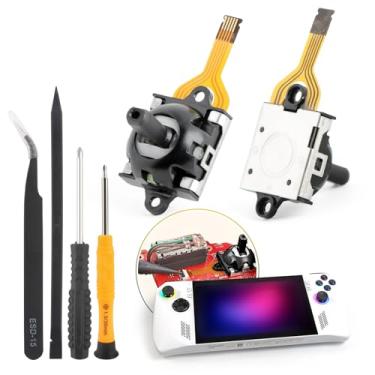 Imagem de 1 PÇ Joysticks de efeito Hall para Joystick Lenovo Legion Go substituição 3D analógico sensor sensor de roda polegares para módulo Legion Go Sticks acessórios de console portátil peças com ferramentas