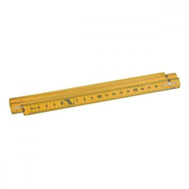 Imagem de Metro Plastico Llinan Duplo Amarelo - Kit C/12 Pecas