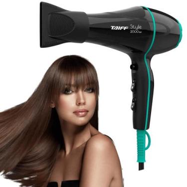 Imagem de Secador De Cabelo 110v Taiff Profissional Potente Íon 2000w, Preto, 11