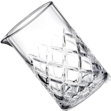 Imagem de Copo Mixing Glass Para Mixologia Barman Bartender Profissional Diamante Jarra Vidro Coquetel 700ml BARPRO