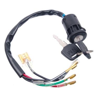 Imagem de Chave Contato Miolo Ignição Titan 125 Ks 95 96 97 98 99 - Nm Motos