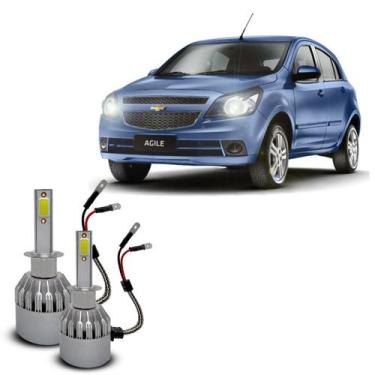 Imagem de Kit Xenon Led Farol Alto Agile 2010-2011 H1 6000k - Tay Tech