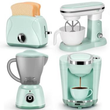 Imagem de Conjunto de Brinquedos de Cozinha TooyBing - Cafeteira, Batedeira, Tor