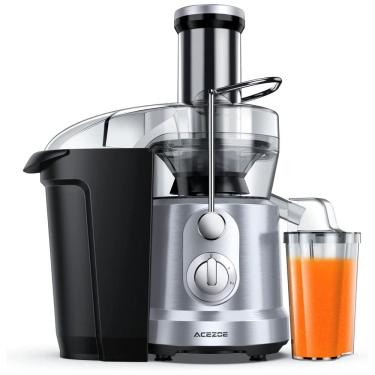 Imagem de Centrífuga de Frutas, Aço Inoxidável, 1300W, 110v, ACEZOE JE2101, Prateado