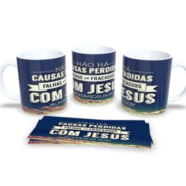 Imagem de Canecas Evangélicas Personalizadas Fé e Inspiração em Cada Gole