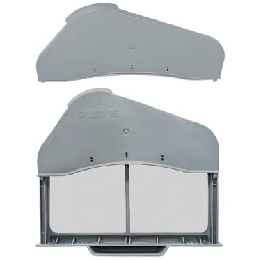 Imagem de DC97-16742A Filtro de tela de fiapos para secadora com DC61-02610A Capa flip de filtro de fiapos apto para Samsung Assembly Case Filtro substitui 3319952 AP5306681 PS4221839
