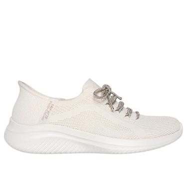 Imagem de Skechers Tênis feminino Ultra Flex 3.0-Diamond Dreamer Hands Free Slip-ins, Ntgd = ouro natural, 39