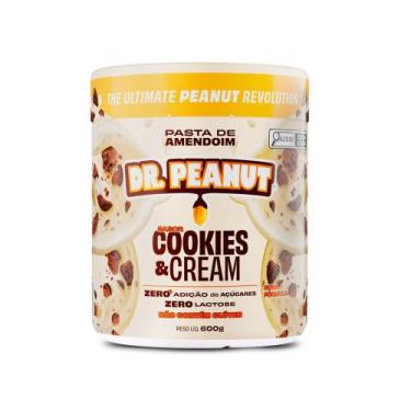 Imagem de Pasta de Amendoim Dr. Peanut - 600g, Cookies & Cream