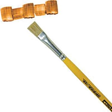 Imagem de Pincel Artesanal Chato 815 N.08 Amarelo