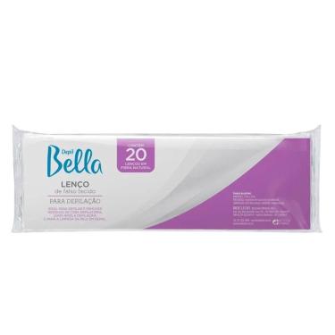 Imagem de Lenços Depilação Falso Tecido Fibra Natural Depil Bella 20un