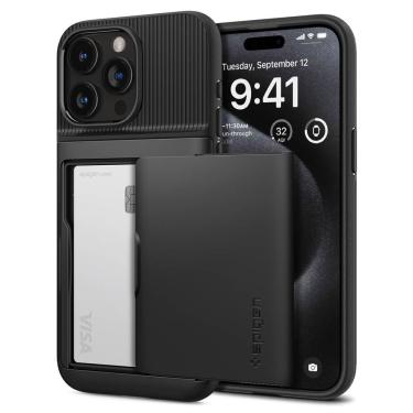 Imagem de Capa Spigen Slim Armor cs para iPhone 15 Pro Max (2023) preta