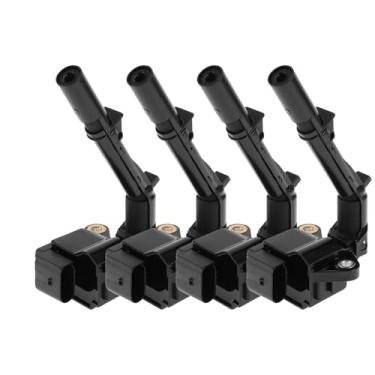 Imagem de INFINAUTO Pacote de bobina de ignição de bobina de ignição Nº A2749060700 para Mercedes-Benz C300 2015-2018 Design elegante 4 peças