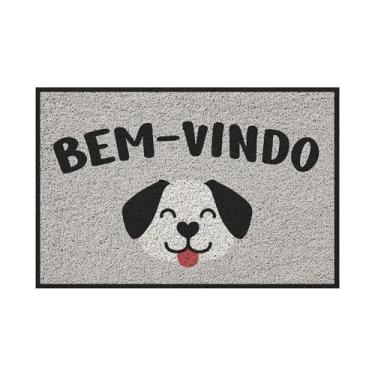 Imagem de CAPACHO VINILICO ESTAMPADO 60X40CM BEM-VINDO CACHORRO KLP01