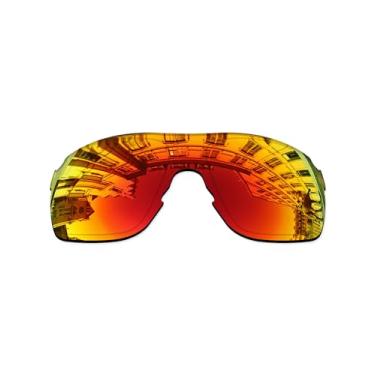 Imagem de Vonxyz Substituição para óculos de sol Oakley EVZero Pitch - Várias opções, Ruby Mirrorcoat Polarized, 0