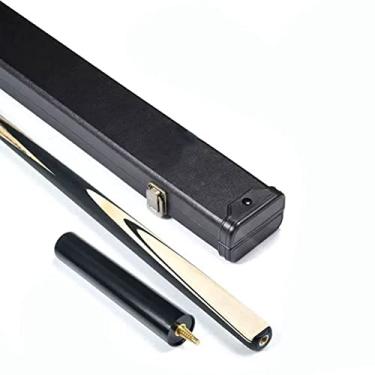 Imagem de LUZTOL Bastões de taco de bilhar bastões de taco de bilhar taco de sinuca conjunto de taco de sinuca cabeça pequena preto 8 preto oito taco estilo chinês oito bolas Snooker (cor: 7, tamanho: 11,5 mm)