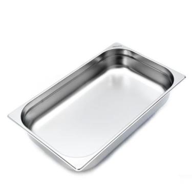 Imagem de Cuba Gastronômica GN 1/1 100mm Vaccarin - Aço Inox e Modelo Europeu