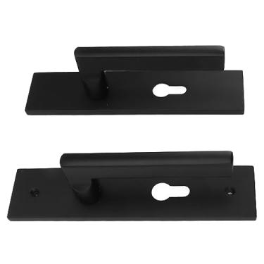 Imagem de Maçaneta da Porta Frontal Em Liga de Alumínio, Conjunto de Alavanca de Entrada Com Revestimento, Fechadura de Segurança para Sala de Casa