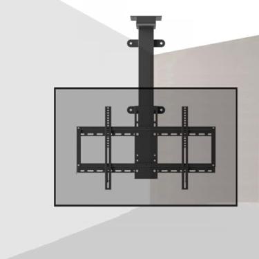 Imagem de CUTPOIY Suporte de teto elétrico para TV - Suporte de TV com controle remoto, suporte de TV telescópico com elevação automática, serve para TVs de 32 a 75 polegadas, suporte de TV com elevação