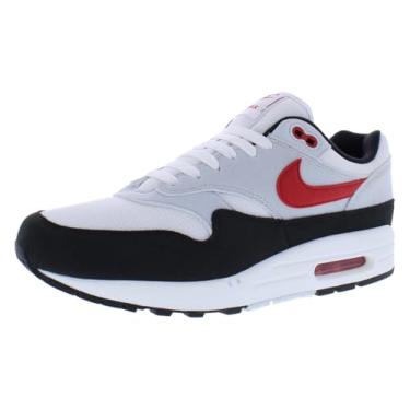 Imagem de Nike Tênis masculino Air Max 1, Branco, vermelho universitário, 41