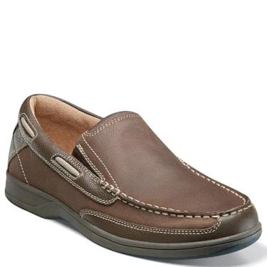 Imagem de Florsheim Mocassim masculino casual Lakeside, Stone Crazy Horse, 7.5 Wide