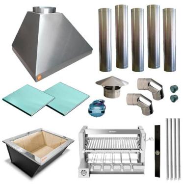 Imagem de Churrasqueira Gourmet Makeer I430 5 Giratorio C/curva 2371 M