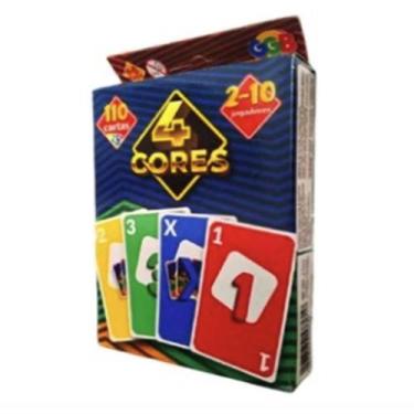 Imagem de Jogo De Cartas 4 Cores Original GGB Educativo Tipo Uno