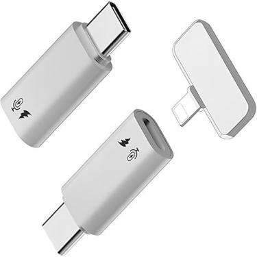 Imagem de Duttek Adaptador De Microfone Usb C Para Lightning Para Iphone Microfone De Lapela Sem Fio, Adaptador Tipo C Macho Para Lightning Fêmea Compatível Com Iphone Série 16/15, Não Para Fone De Ouvido E D