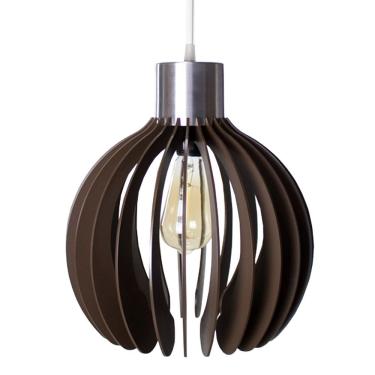 Imagem de Luminária Teto Lustre Pendente Balcão Cozinha Sala Paquistão Cor:chocolate