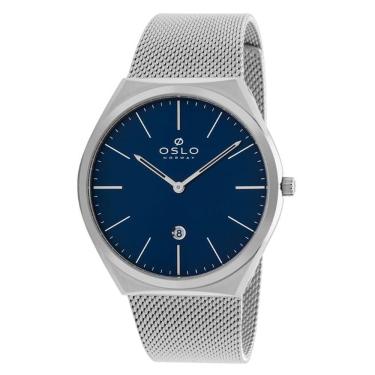 Imagem de Relógio Analógico Masculino Prata Ombsss9u0005 - Oslo