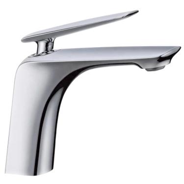 Imagem de Torneira de Banheiro Lavabo Misturador Monocomando Acqua Cromada Totalmente em Metal