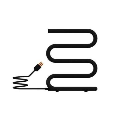 Imagem de Toalheiro Elétrico Dibase Portátil Pintado Preto 110V