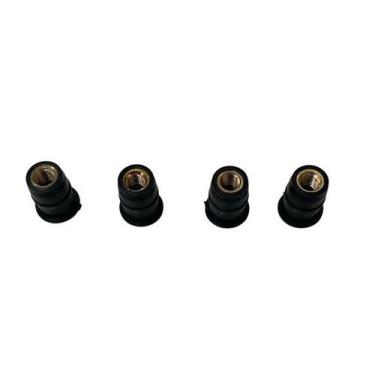 Imagem de Bucha Premium Para Fixar Bolha Versys 650 Todas 4 Peças - Motobolhas
