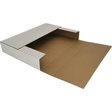 Imagem de ROTCH Pacote Com 50 Envelopes De Papelão Rotch, 29,9 X 21,7 5 Cm, Fáceis Dobrar, Altura Ajustável Para Envio Revistas, Quadrinhos E Fotos Em Tamanho Carta, Branco (Ez1182)
