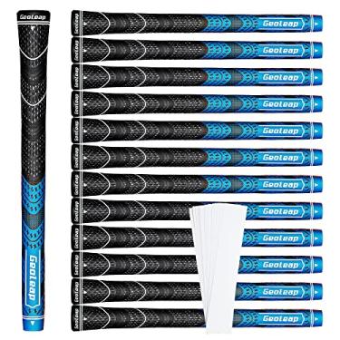 Imagem de Geoleap Conjunto De 13 Grips Golfe - Com Fitas E Todos Os Kits Reparo Para Escolher, Híbridos Tacos, Tamanho Padrão/Médio, Controle Todas As Condições Climáticas, Alto Feedback Tração.