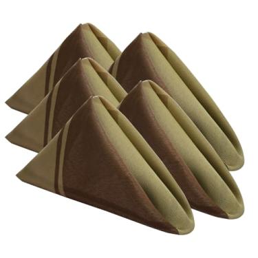 Imagem de SASTYBALE Conjunto De 4 Guardanapos Quadrados Tecido 20 X 20" Com Estampa Xadrez Macia Para Jantar, Casamento, Festa E Feriado (Quadrado 20", Peças Cinza-Claro)