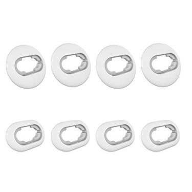 Imagem de Wiki VALLEY Ponteiras Auriculares Para Samsung Galaxy Buds Live 2020 (Dsm-R180), Acessórios Fones De Ouvido, Conjuntos Adaptadores Antiderrapantes Silicone Macio, Substituição 8 Pares (Cinza)