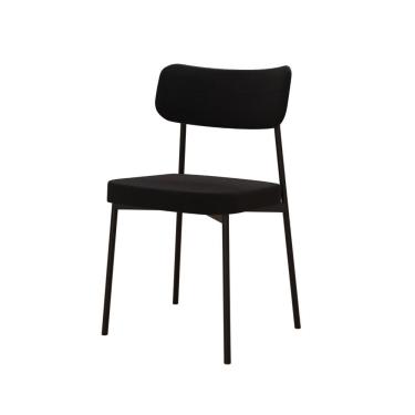 Imagem de Cadeira Mynna Fixa C/4 Pes 525 X 470 X 790 Mm C/1 Un. Preto Preto