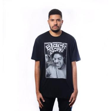 Imagem de Camiseta Michael Jackson Algodão Premium 30.1 Costura reforçada - Blac