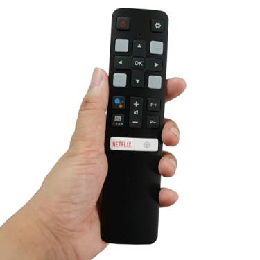 Imagem de Controle remoto de substituição RC802V FUR6 para TCL Android TV 50A527 32A325 32S334 55A527 43A423 32S6800 32S6800S 32S6510S 32S615 43P715 50P7P700S 32S615 15 55 P715 65P715 75P715 85P715 100P715 (sem