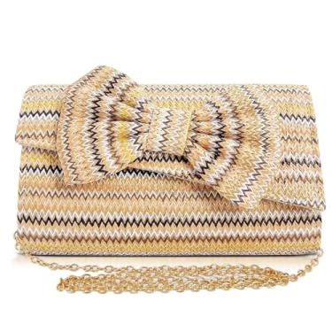 Imagem de QTKJ Bolsa de praia de palha para mulheres, sacola, bolsa para férias, viagens, uso diário (estilos 433