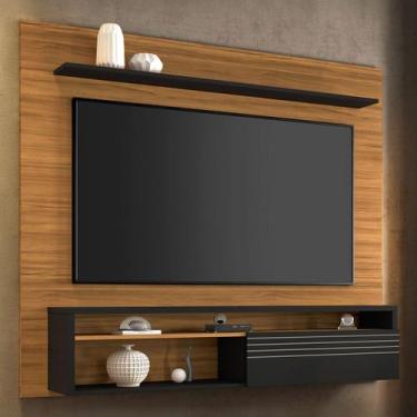 Imagem de Painel para TV Até 60 Polegadas Eros 1 Porta Freijó Trend/Preto - Pnr 