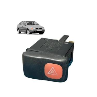 Imagem de Botao Pisca Alerta Polo Classic 1996 A 2000 6N1953235 - Volkswagen