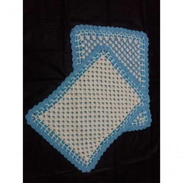 Imagem de Tapete De Crochê Dupla Face Artesanal