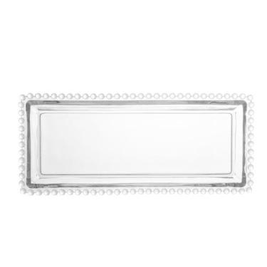 Imagem de Travessa Cristal Pearl 30 cm x 13 cm x 3 cm - Wolff, Transparente