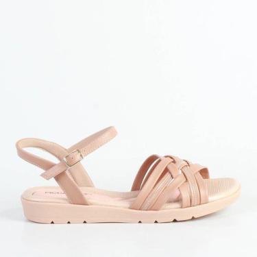 Imagem de Sandália Piccadilly Flatform 410035 Preto, Bege, Amêndoa, 08, 38