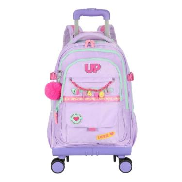 Imagem de Mochila Escolar Infantil Up4you Rodinha360o E Costas
