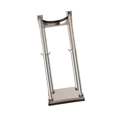 Imagem de Kuntesetty Suporte para pia embutido, pernas de suporte para pia, ajustável, à prova de ferrugem, sem perfuração, construção estável e estrutura fixa, 18cm a 28cm