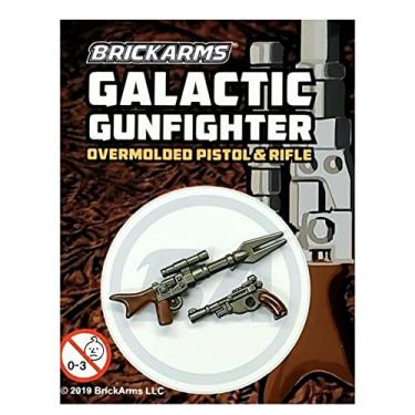 Imagem de BrickArms Galactic Bounty Hunter Reloaded Pistol & Rifle Weapon Gun for Minifigures Star Galactic Wars
