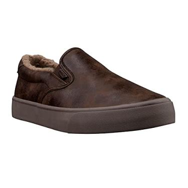 Imagem de Lugz Tênis masculino de lã Clipper Lx, Marrom-escuro/Falcon, 9.5
