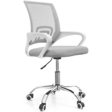 Imagem de Cadeira Escritório Diretor Tela Mesh e Base Giratória Confortável Vári